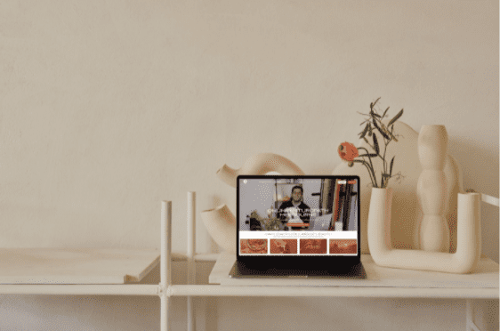 Laptop On Top Of The Table