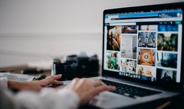 Person Looking at Google Search Console Data