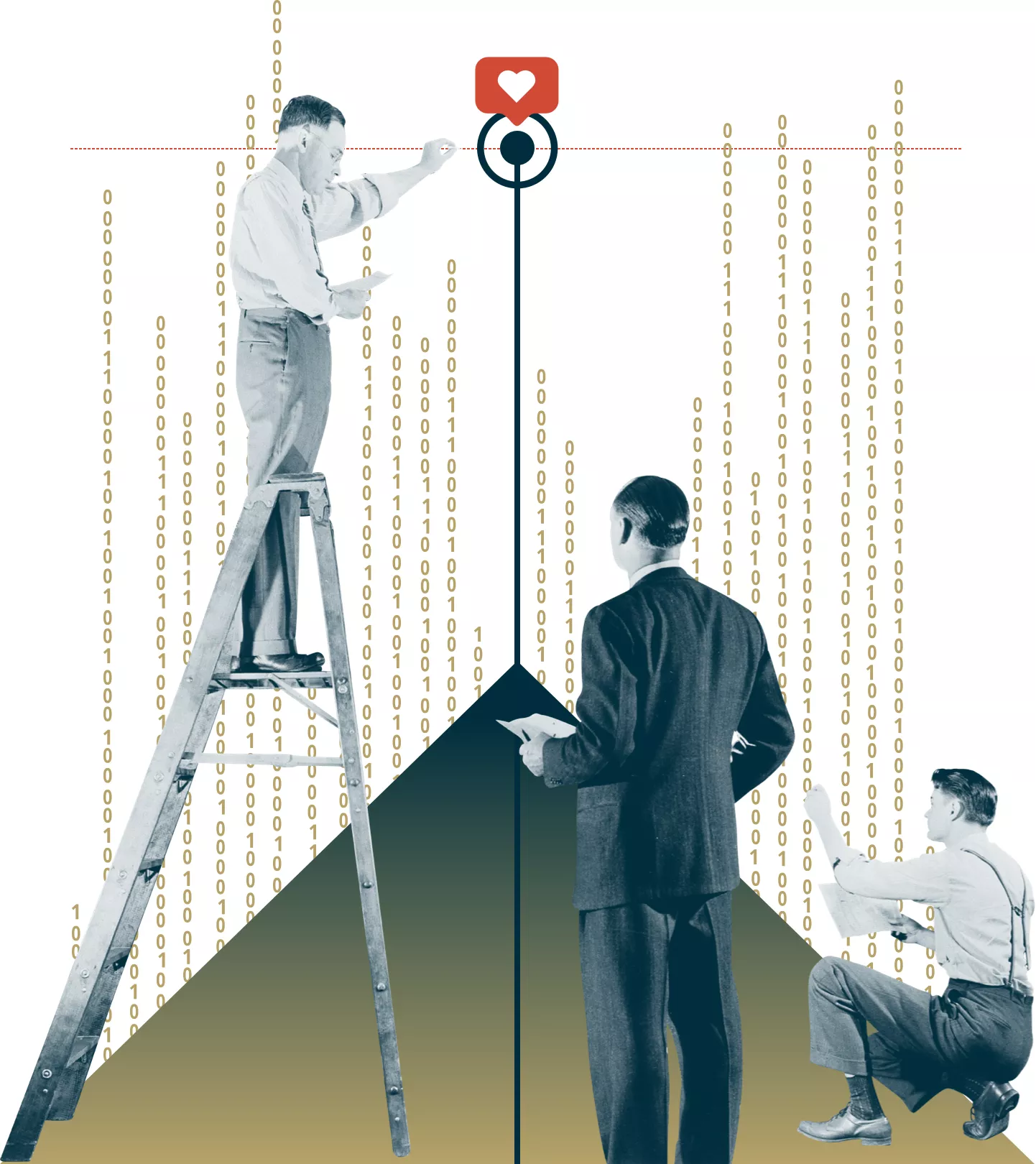 A Group of Men Doing A Project Together