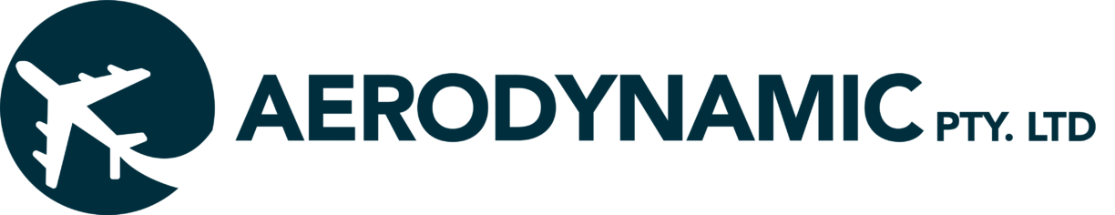 Aerodynamic PTY LTD Navy Blue Logo