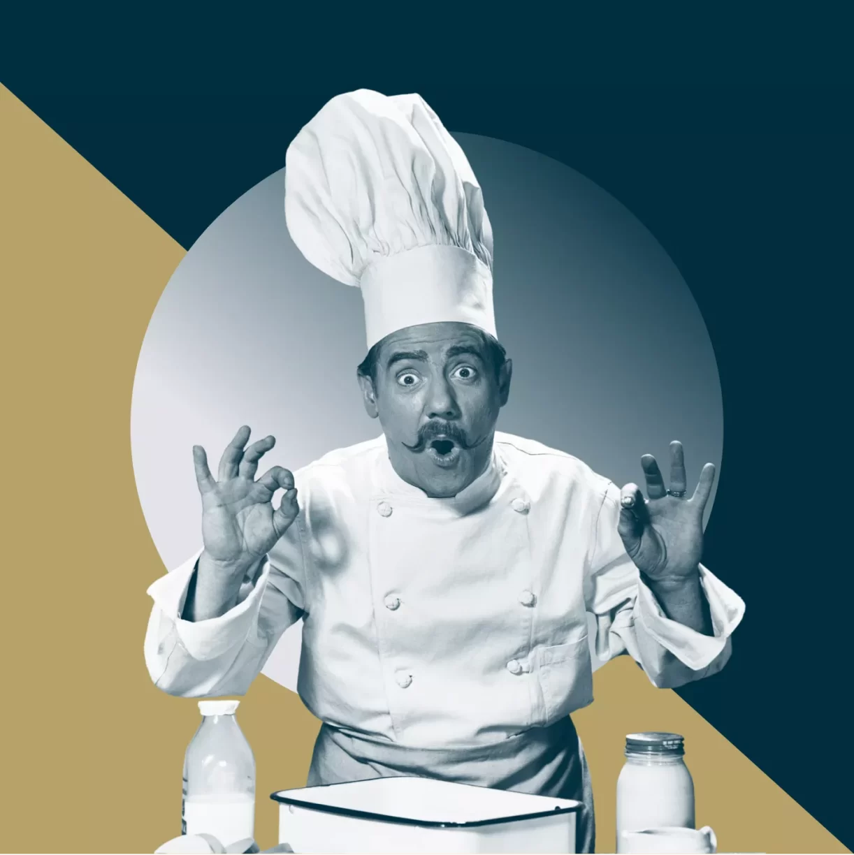 Ecstatic Italian Chef