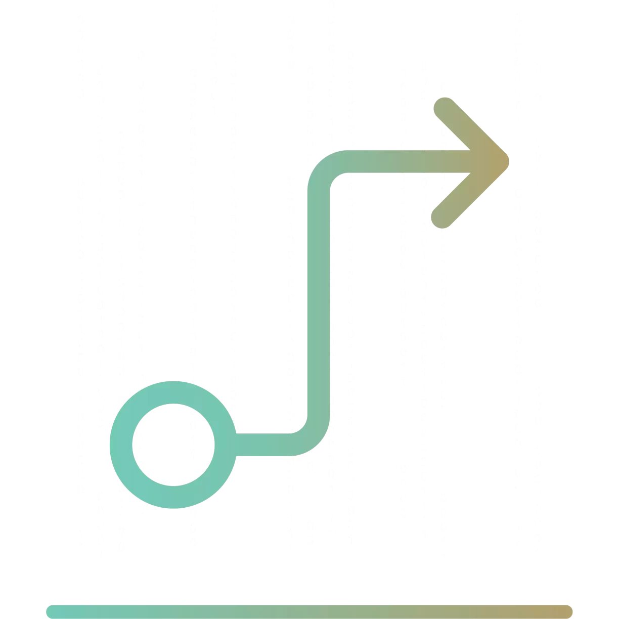 Stylish Right Arrow with Binary Codes Clipart Stylish Right Arrow with Binary Codes Clipart