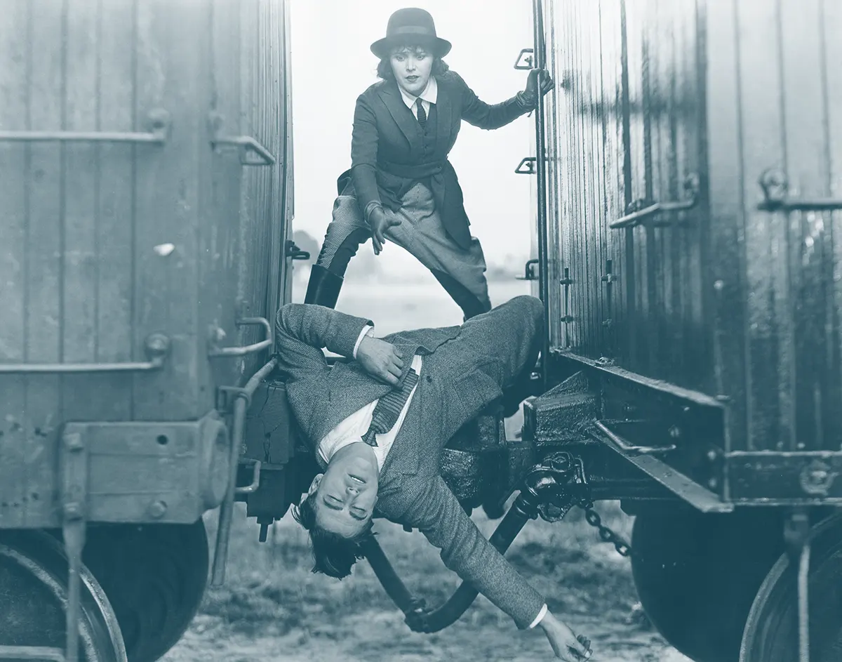 Woman Trying to Help A Sleeping Man in The Train