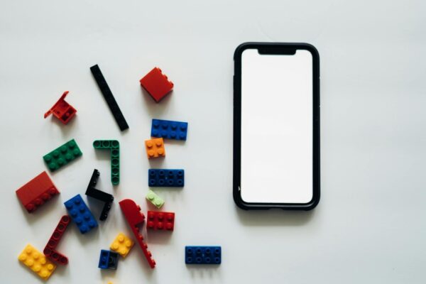 Mobile Phone with Legos